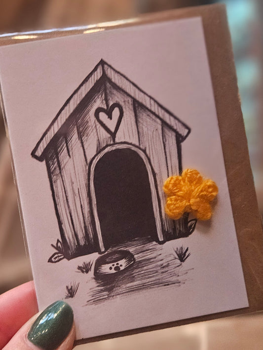 A7 Dog House/Kennel card