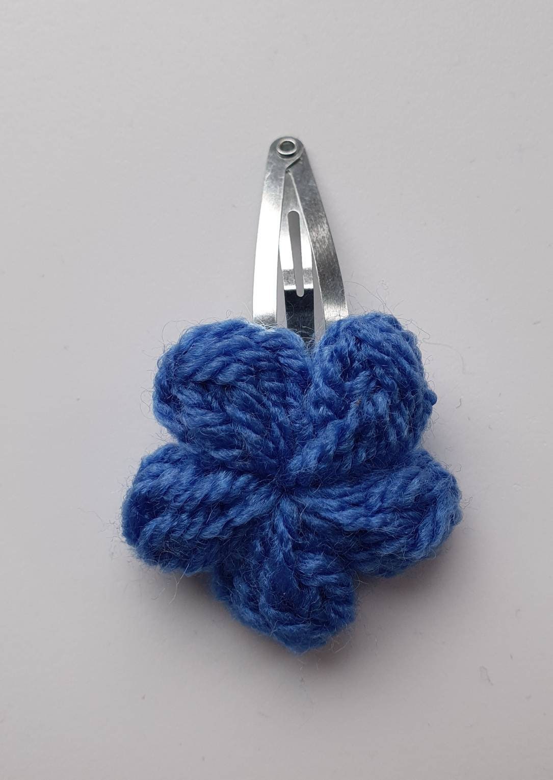 Crochet Flower Hair Clip