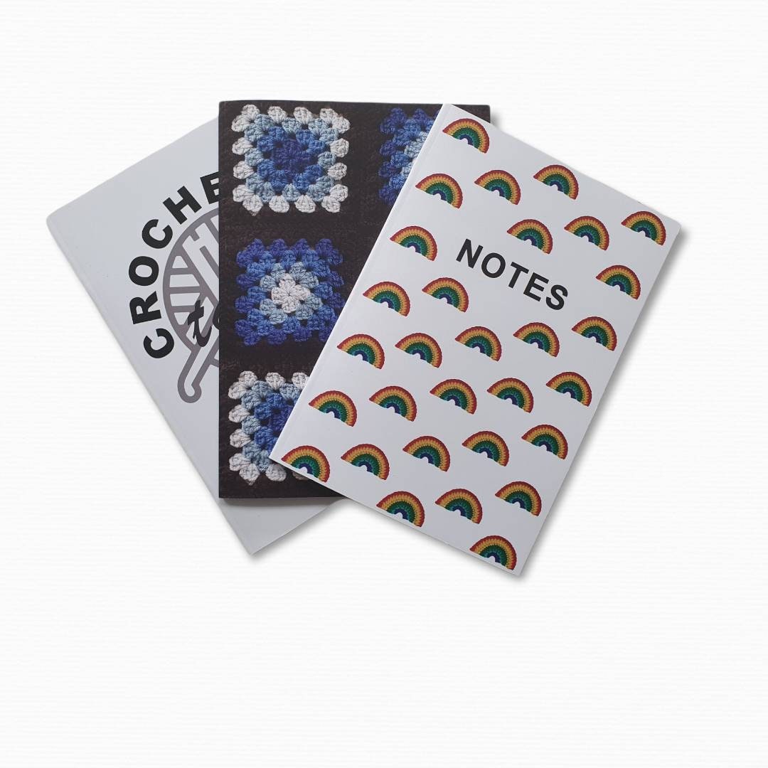 A5 Crochet themed Notebook