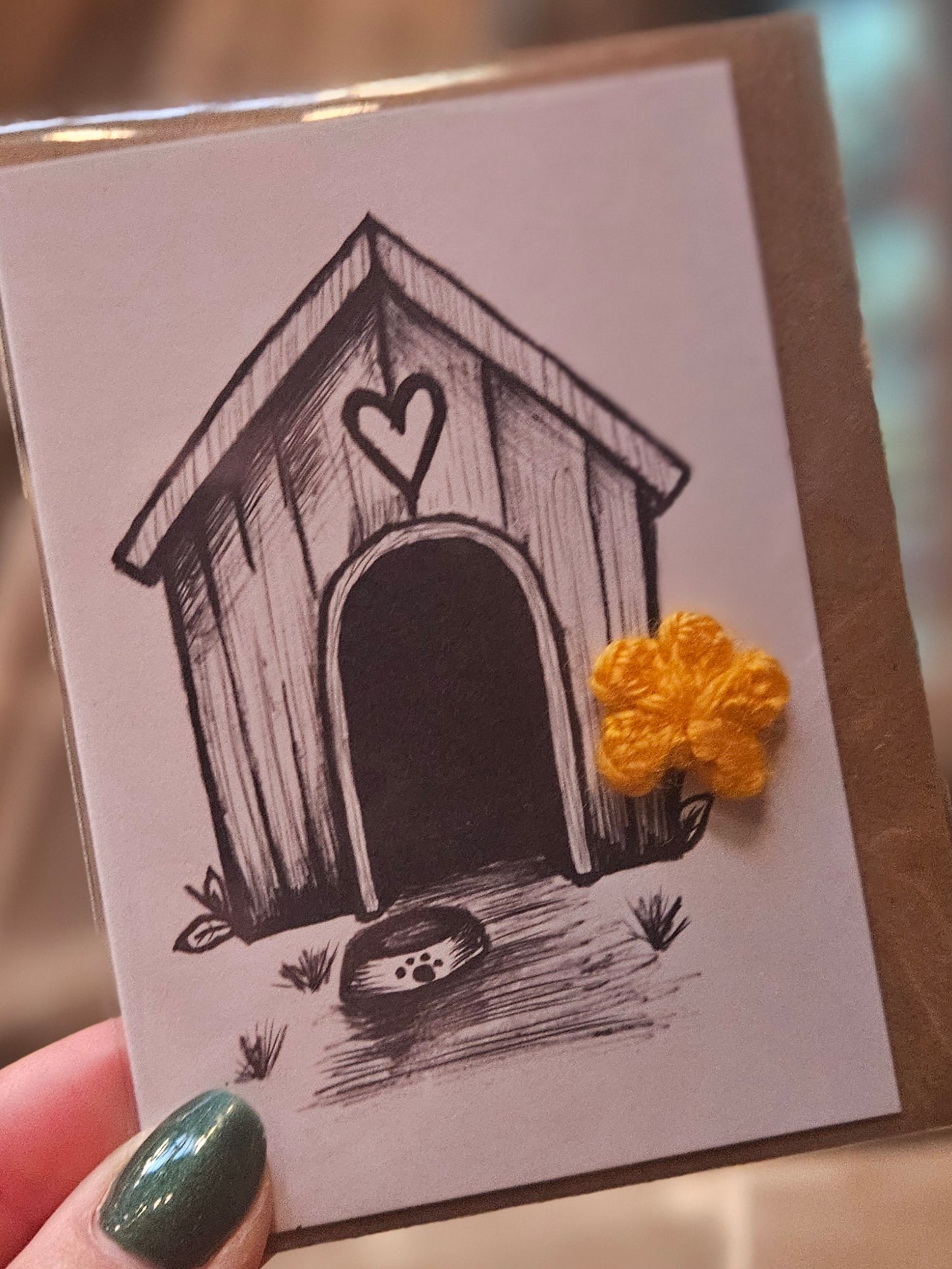 A7 Dog House/Kennel card